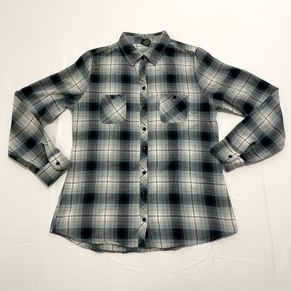 Disney Peter pan Neverland plaid button up - Picture 3 of 9